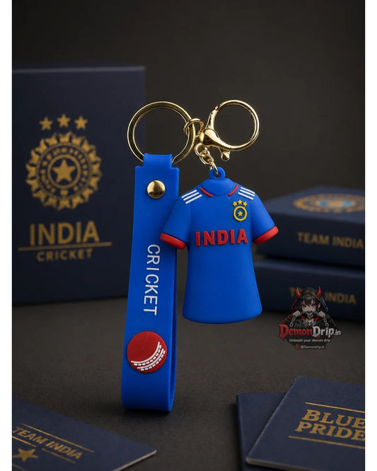 Virat Kohli #18 Team India Jersey Keychain – Premium Indian Cricket Heroes Limited Edition Keyring