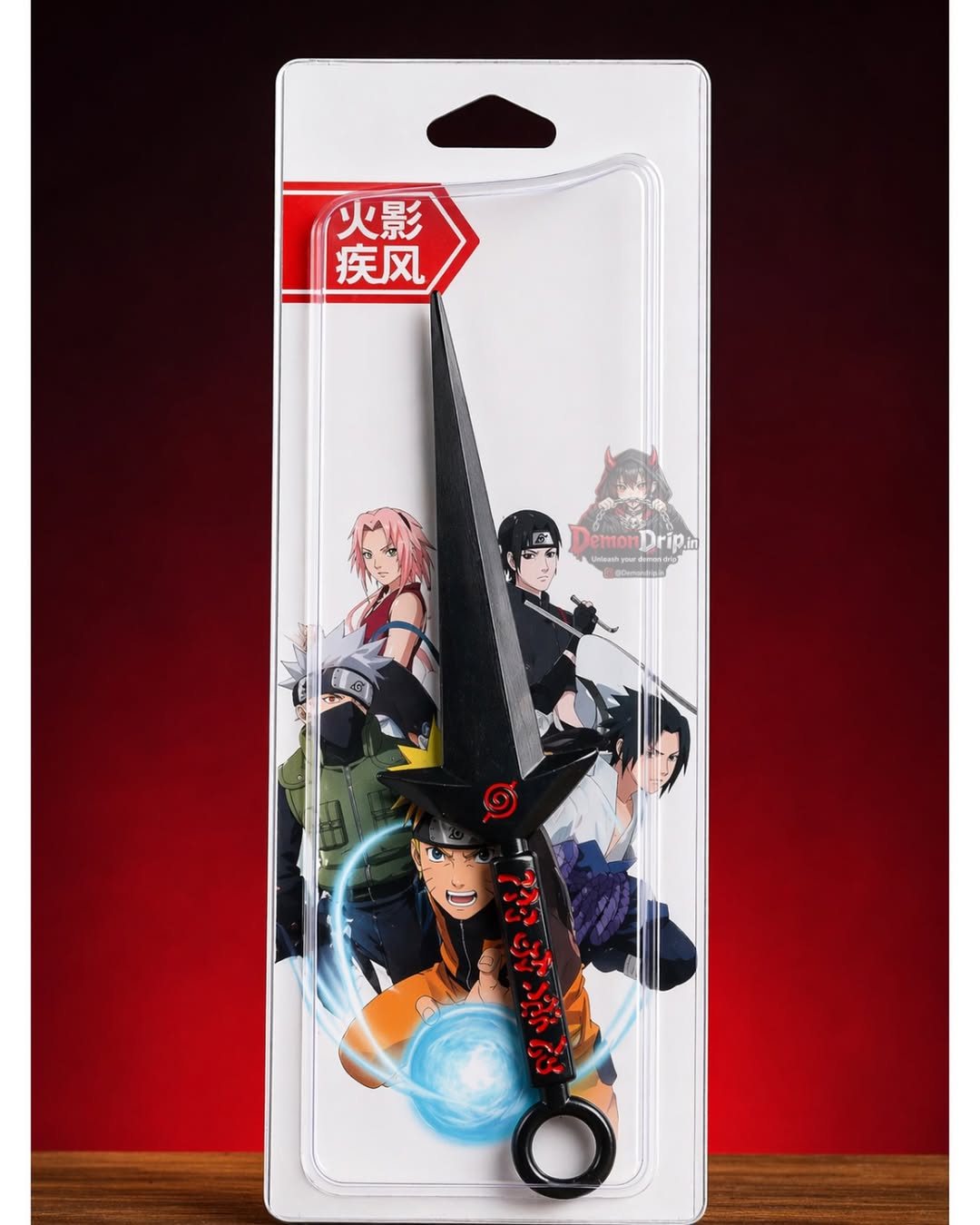 Naruto Shippuden Minato Flying Raijin Kunai Keychain β Premium Yellow Flash Teleportation Dagger Miniature with Intricate Kanji Hilt & Collector's Display Packaging