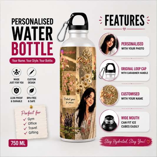 Aesthetic 750ml Mattel Sipper Bottle | Get Free PVC Keychain (₹149 Value) + Free Shipping on Prepaid Orders