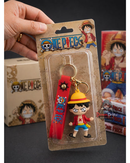 Monkey D. Luffy One Piece Keychain – Premium Anime Keyring with Strap